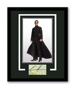 Keanu Reeves Signed Cut 11x14 Frame The Matrix Autographed Authentic ACOA - Picture 1 of 1