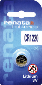 10 x Renata CR1220 Batteries, 3V Lithium, 1220