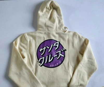 NEW Santa Cruz Cream Japan Dot Japanese Skate Hoodie - Small - image 1 of 4