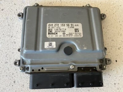 2008 MERCEDES BENZ C300 6 SPEED MANUAL ENGINE COMPUTER ECU A 272 153 56 91 OEM🟠 - Image 1 of 4