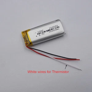 3.7V 1000mAh 3.7Wh Thermistor Li Battery 102050 For Valve Index Controller GPS - Picture 1 of 3