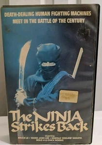 THE NINJA STRIKES BACK VHS ALL AMERICAN VIDEO ACTION SUPER RARE BRUCE LE - Picture 1 of 16