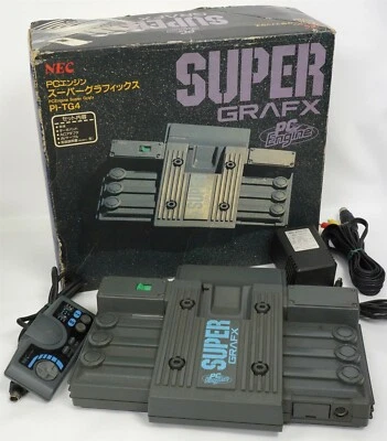 PC Engine SUPER GRAFX Console Boxed PI-TG4 Tested system Ref 9Z155942A - Image 1 of 4