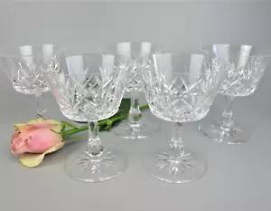 Champagne Glasses Coupes Martini Saucers. Cut Crystal. Set of 5. Small 100ml - Picture 1 of 9