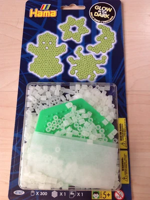 Hama GP Glow in the Dark 4167 Bügelperlen Stiftplatte Leuchtperlen Nachtleuchten - Bild 1 von 2