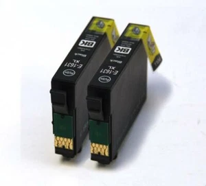 Cartuchos de tinta de impresora compatibles 16XL negros E-T1631 x2 (no OEM) - Imagen 1 de 1