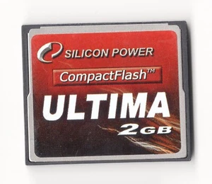 Silicon Power Ultima 2GB CF Compact Flash Camera Memory Card - Picture 1 of 2