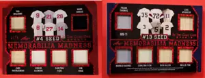 TED WILLIAMS CARL YASTRZEMSKI FISK FRANK THOMAS BOGGS JERSEY BAT CARD #d1/25 SOX - Picture 1 of 4