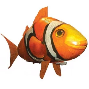 Remote Control Shark Toys Swimming Fish RC Animal Toy Infrared RC Fly Air Balloo - Picture 1 of 7