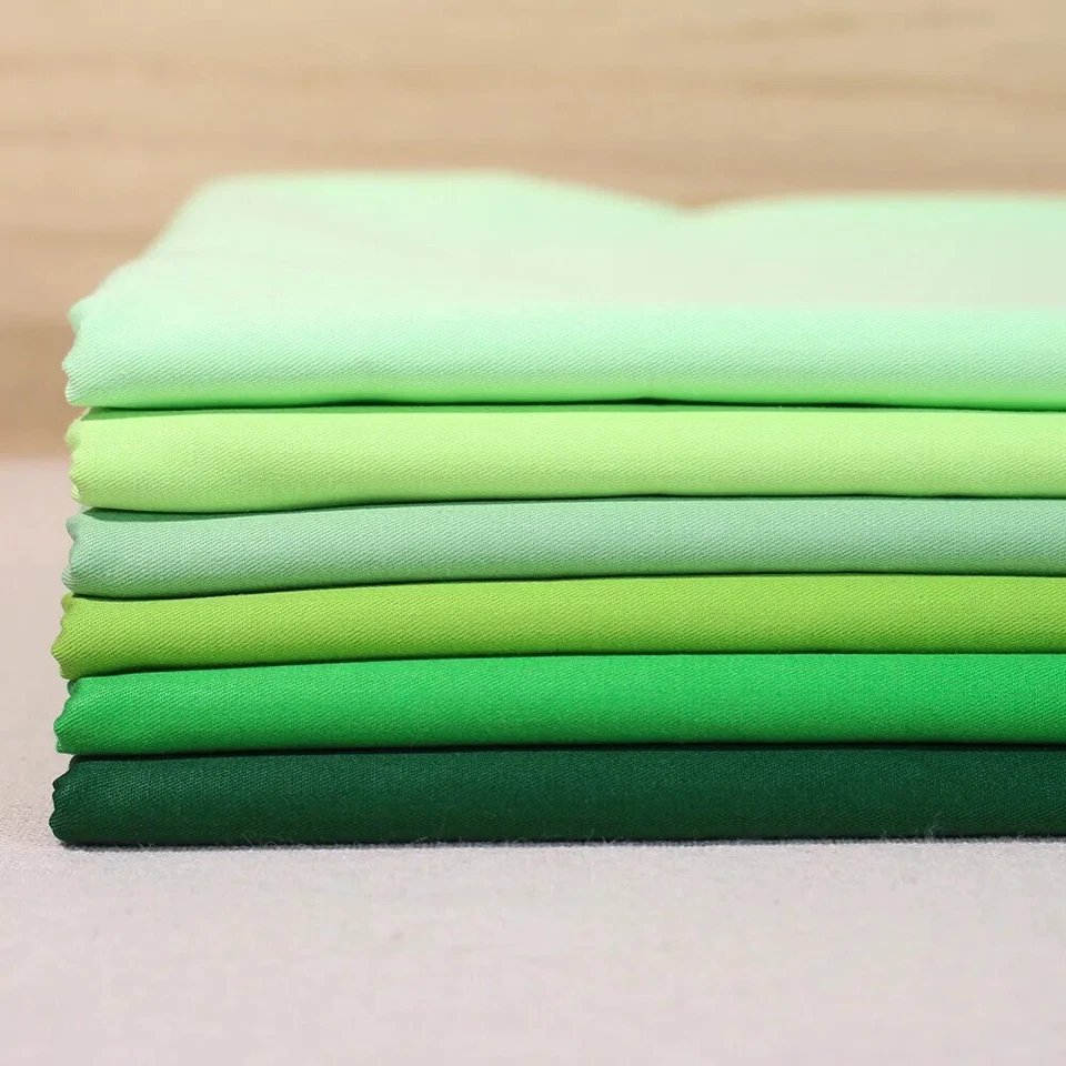 Solid Plain 100% Cotton Fabric 10" Squares Patchwork Craft Scraps Lot DIY - Image 1 of 1