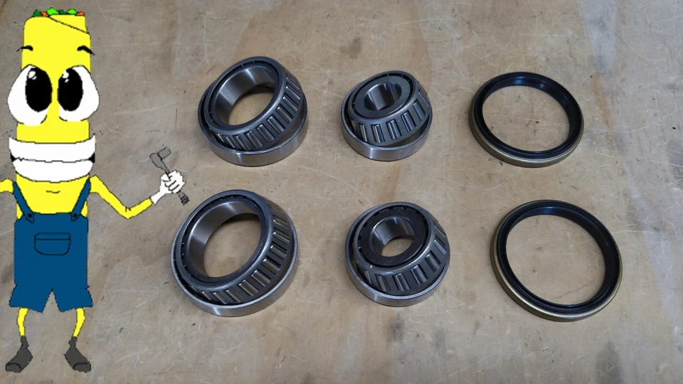 Juego de cojinetes y sellos de rueda delantera para camioneta Ford F250 Super Duty 1999-2007 tracción trasera Foto 1 de 1