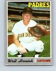 Vintage Baseball Card Topps 1970 San Diego Padres Walt Hriniak  No79