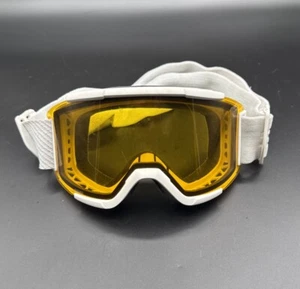 Smith Squad ChromaPop Sun Goggles White Frame Yellow Lens White Strap - Picture 1 of 12