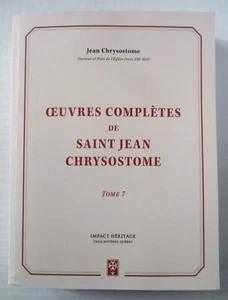 Œuvres complètes de saint Jean Chrysostome, tome 11 (French Edition) - Picture 1 of 2