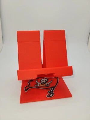 TB Buccaneers 3D-Printed Phone Stand - Vibrant & Durable - Show Your Team Love! - Image 1 of 3