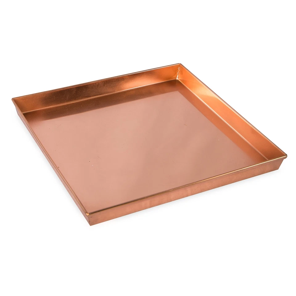 Achla Designs Try-s10 Copper 10 Inch Square Tray 10"