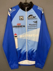 MEN'S JACKET SANTINI ITALY ITALIA CYCLING BICYCLE SHIRT JERSEY MAILLOT SIZE XL 5 - Picture 1 of 9
