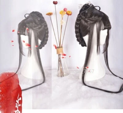 Han Fu Ancient Beauty Gift Chinese Style Wig Hair Hair Wig Hairpiece Cosplay DIY - Image 1 of 4