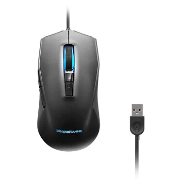 Lenovo IdeaPad M100 RGB Gaming Mouse 3200DPI 7 Programmable Buttons Optical USB - Image 1 of 4