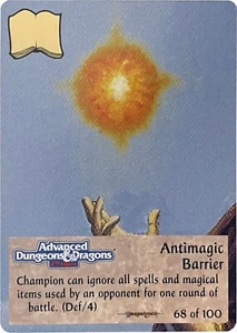 Spellfire Master the Magic 1ª edición 68/100 Barrera Antimágica, AD&D - Imagen 1 de 2