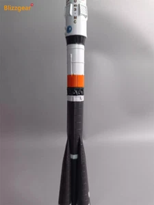 Nuevo modelo de cohete Soyuz ruso escala 1:200 acabado pintado hecho a mano - Imagen 1 de 8
