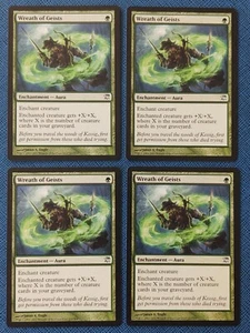 MTG 4x Wreath of Geists x4 NM Innistrad Magic the Gathering Playset - Picture 1 of 2
