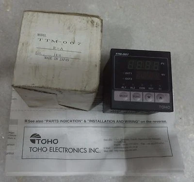 TOHO TTM-007-R-A Digital Temperature Controller New Unused - Image 1 of 4