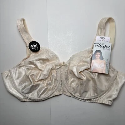 Talla 38D Playtex Secrets Signature Floral Natural Beige Con Aros US4422 NUEVO Foto 1 de 4