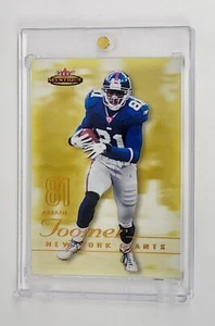 GOLD FOIL PARALLEL 2003 Fleer Mystique New York Giants #51 Amani Toomer NFL SP - Picture 1 of 2