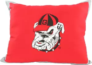 Throw Pillow, 28 in X 20 In, Georgia Bulldogs - Picture 1 of 2