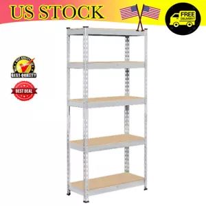Heavy Duty Storage Unit Shelving Shelf Adjustable Shelves Garage Organizer Rack - Picture 1 of 6