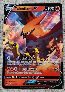 Talonflame V 029/185 Vivid Voltage Pokémon TCG Card - Ultra Rare - NM - Picture 1 of 4