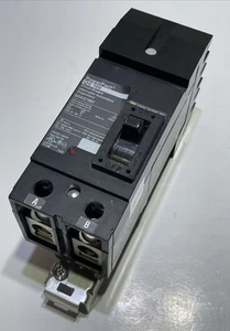Square D QGA221001 Industrial Circuit Breaker 100 AMPS 240 VAC 40C 2 Pole QG 100 - Picture 1 of 11