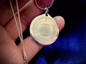 Hand Crafted Sterling Silver Talisman 3rd Pentacle of Venus to Attract Love - Picture 1 of 2