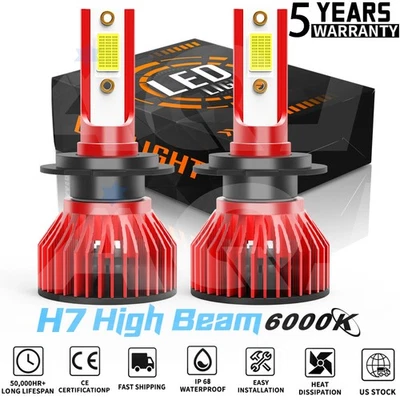 LED High Beam Conversion Kit Super Bright 6000K For Mercedes-Benz B250 2013-2019 Foto 1 de 4