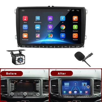 32G Para VW Volkswagen Jetta Passat 9" Android Coche Estéreo Radio Carplay GPS NAVEGACIÓN Foto 1 de 4