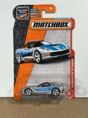 Matchbox ‘15 Corvette Stingray “Polizei” 64/125 HTF - Image 1 of 4