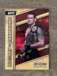 Panini Instant UFC History of Champions 2021 Chris Weidman #1/325 HC-CW - Imagen 1 de 2