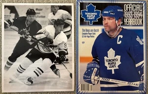 1993-94 toronto maple leafs official yearbook With Minor League B & W Photo - Picture 1 of 3
