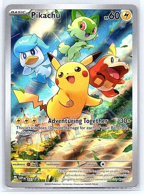 SV: Scarlet & Violet Promo Cards #027 Pikachu - Image 1 of 2