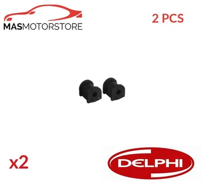 ANTI-ROLL BAR STABILISER BUSH KIT REAR LOWER DELPHI TD1081W 2PCS I NEW - Image 1 of 4