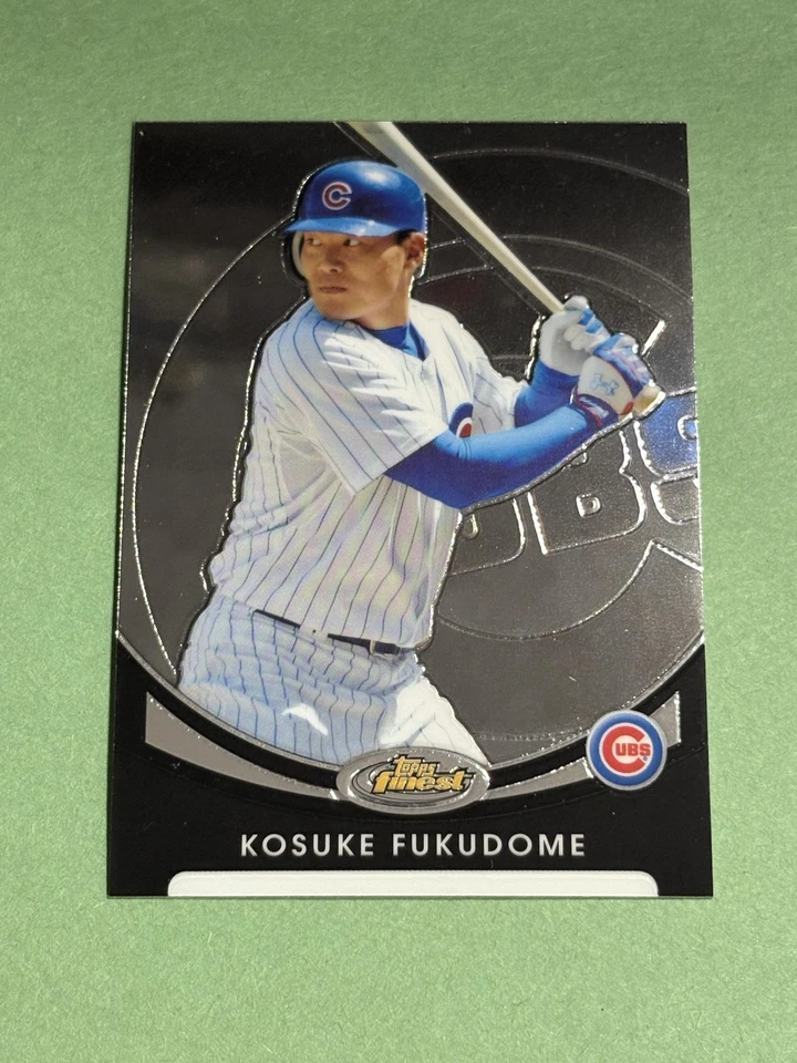 Kosuke Fukudome 2010 Finest Chicago Cubs #98 X342 - Image 1 of 2