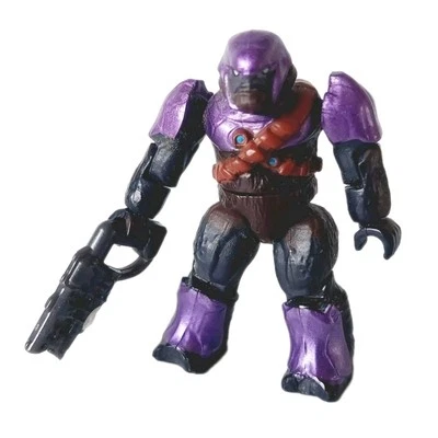 Halo Mega Bloks / Mega Construx Purple Covenant Brute Mini Figure + Weapon  - Image 1 of 4