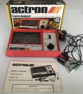 Анализатор двигателя Actron модель 615 стиль 6315 тестирование электрической системы США - Изображение 1 из 4