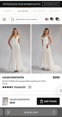 wedding dress size 14 - Image 1 of 4