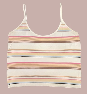 Camiseta sin mangas a rayas para mujer Made in Italy of Benetton Foto 1 de 3