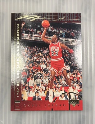 Michael Jordan #39 Upper Deck 1994 1987-88 NBA Slam Dunk Champion Bulls MJ  - Image 1 of 2