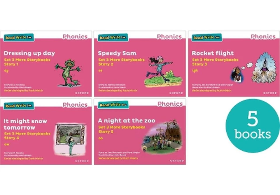 Read Write Inc. Phonics: Pink Set 3 More Storybooks (Mixed Pack of 5) 1st Editio - Image 1 of 1