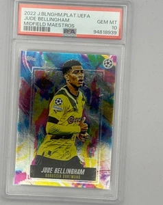 JUDE BELINGHAM J. BLNGHM.PLAT. UEFA PSA 10 MIDFIELD MAESTROS - Bild 1 von 1