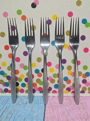 Juego de 4 tenedores de cena Ekco Eterna Corsair Japón acero inoxidable Foto 1 de 4